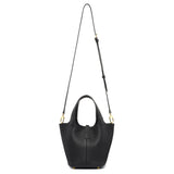 PRE ORDER  - Josette - Versatile Bucket Bag - Grained Cowhide - Black