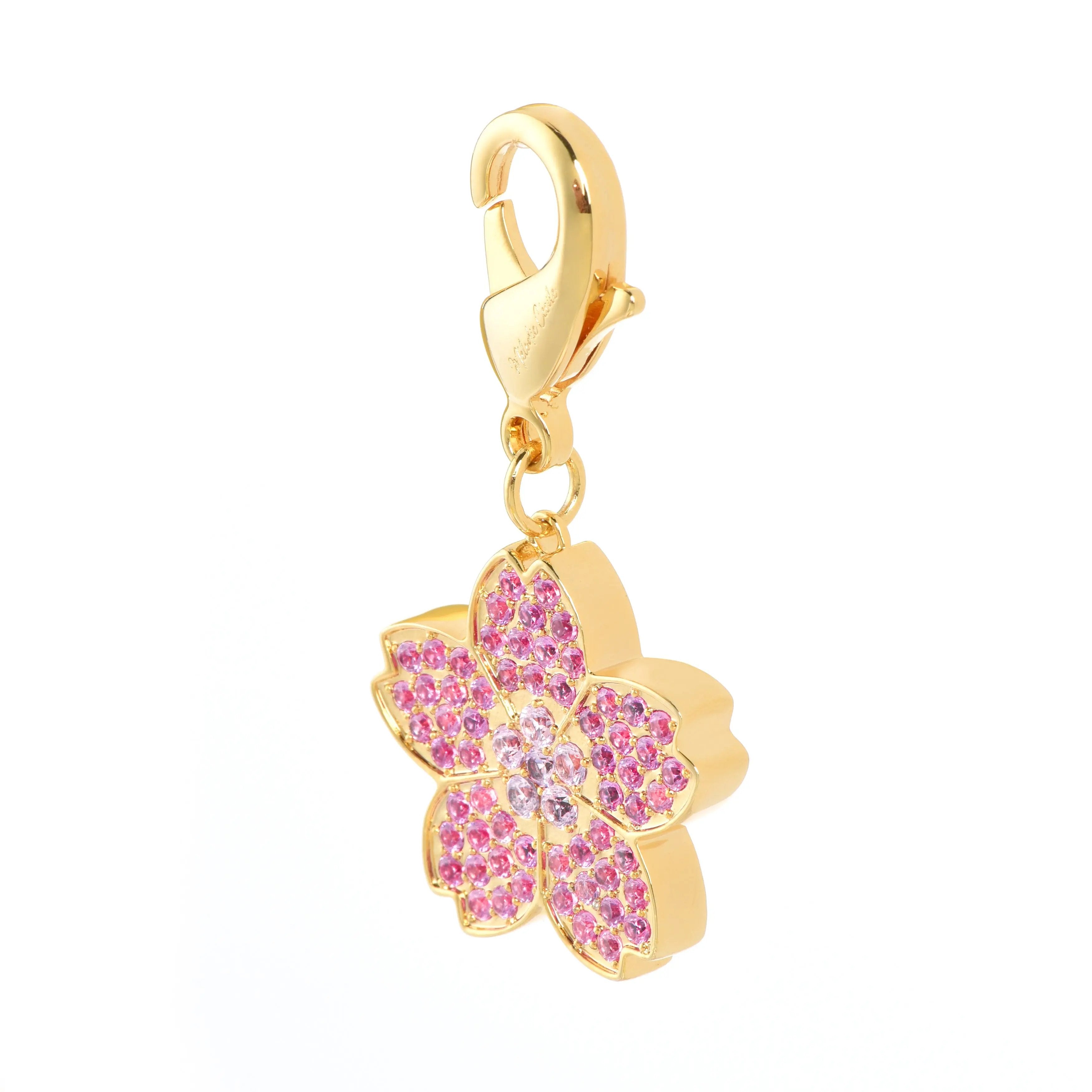 Yinghua Bag Charm — by Mélodie Cécile - Pink dressupyourpurse