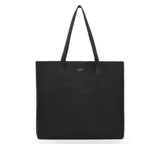 SHIPPING WITHIN USA ONLY "The Everyday Tote" - Togo Leather Shoulder Bag with suede organizer - BLACK