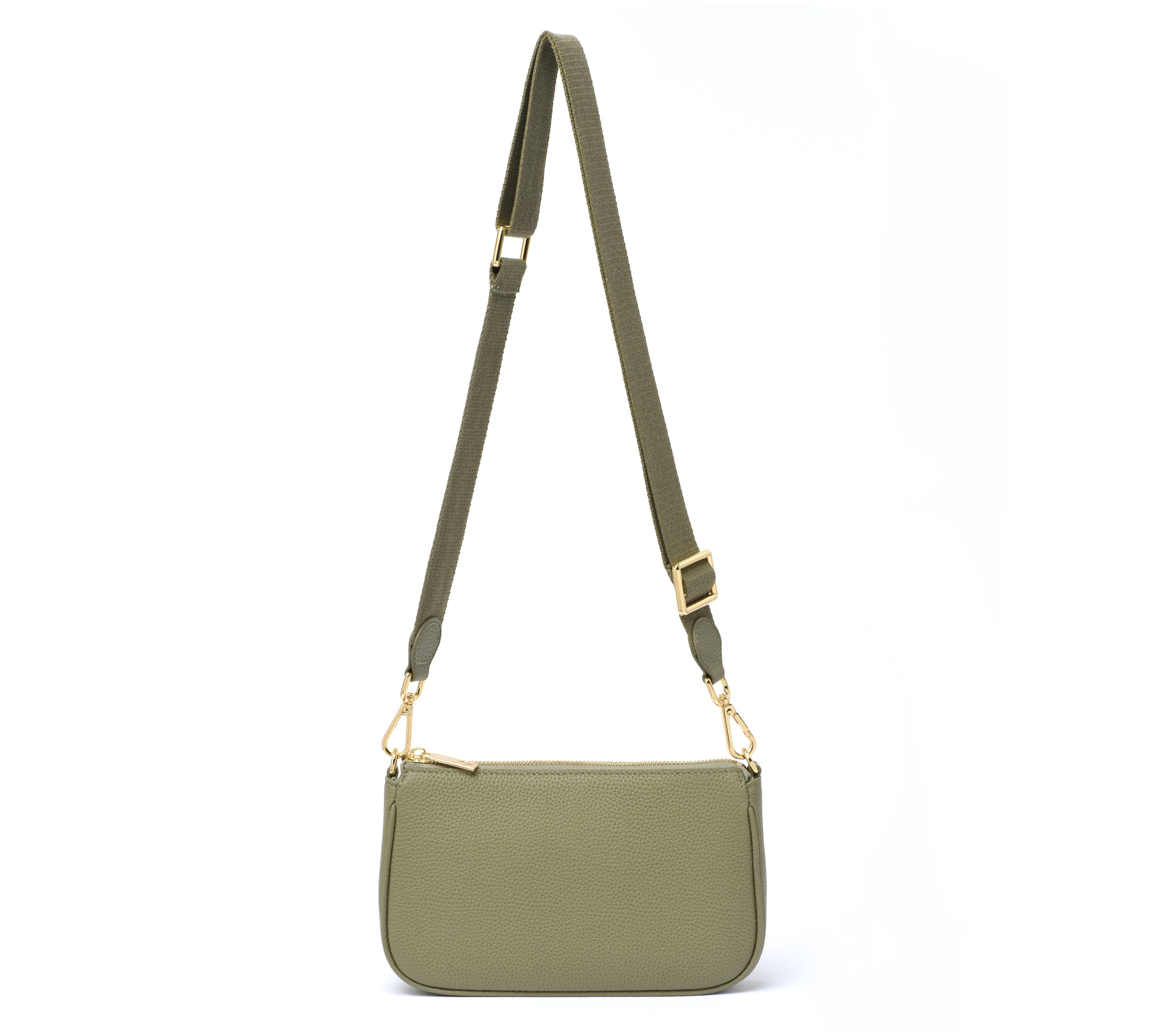 HCC X DUYP - Medium pochette - OLIVE Grained Leather