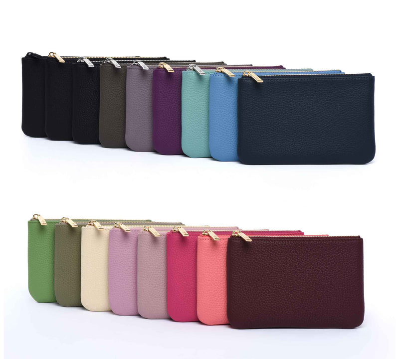 MINI "M" Case - Togo Leather Zipped Pouch