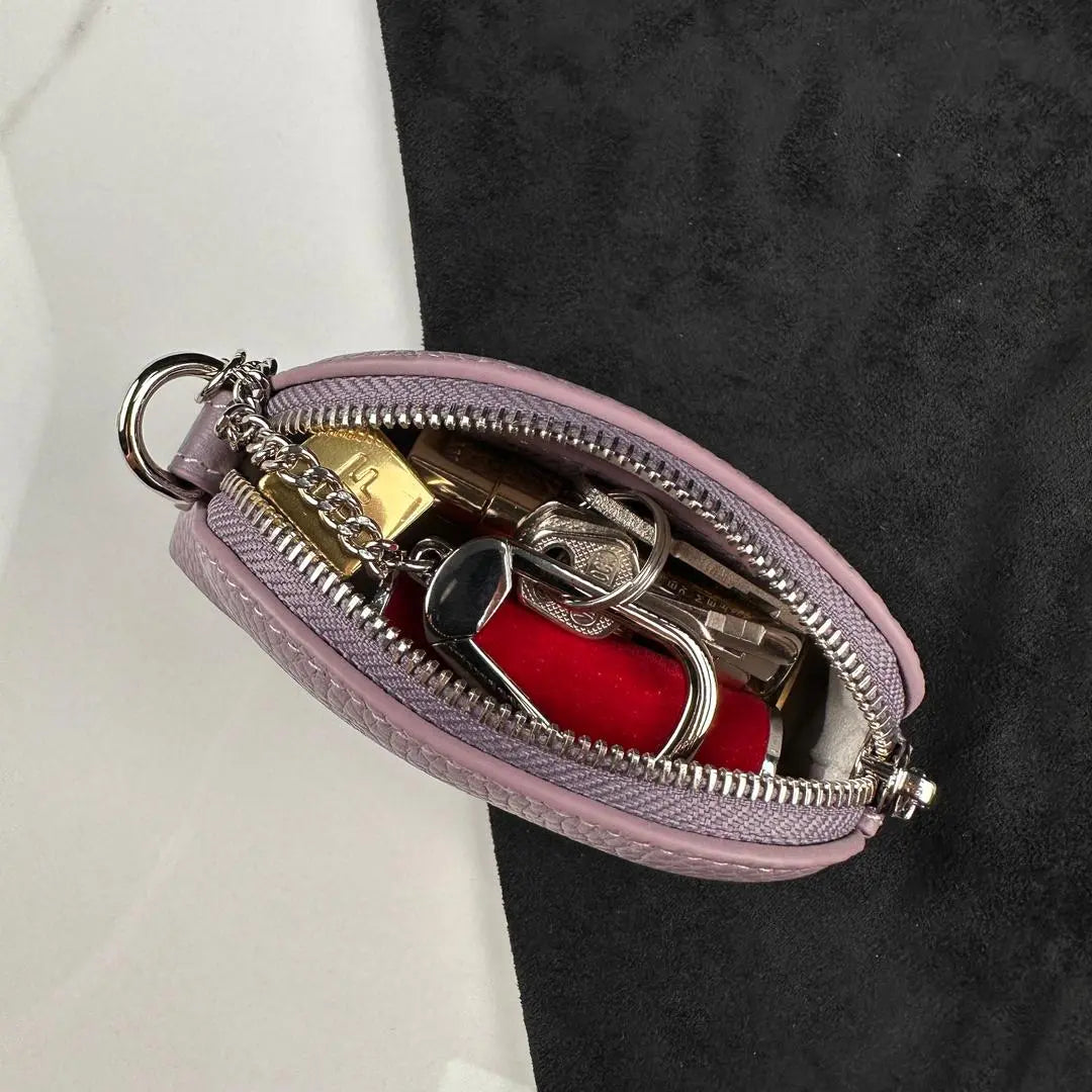 The Lippy Case - Togo Leather Mini Cosmetic Pouch dressupyourpurse