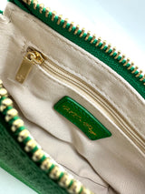 HCC X DUYP - Mini pochette -  Grass Green Grained Leather