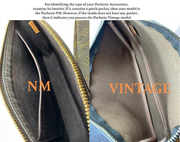 Handbag Organizer with Interior Zipped Pocket compatible with LV