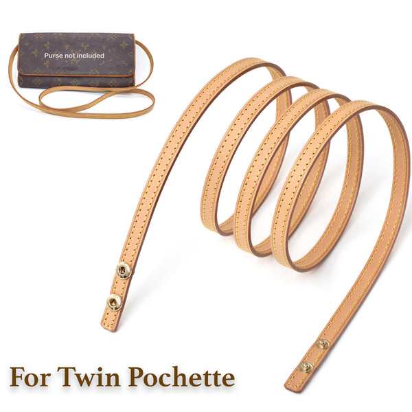 Honey Patina Vachetta Leather Button Snaps Strap for Twin Pochette –  dressupyourpurse
