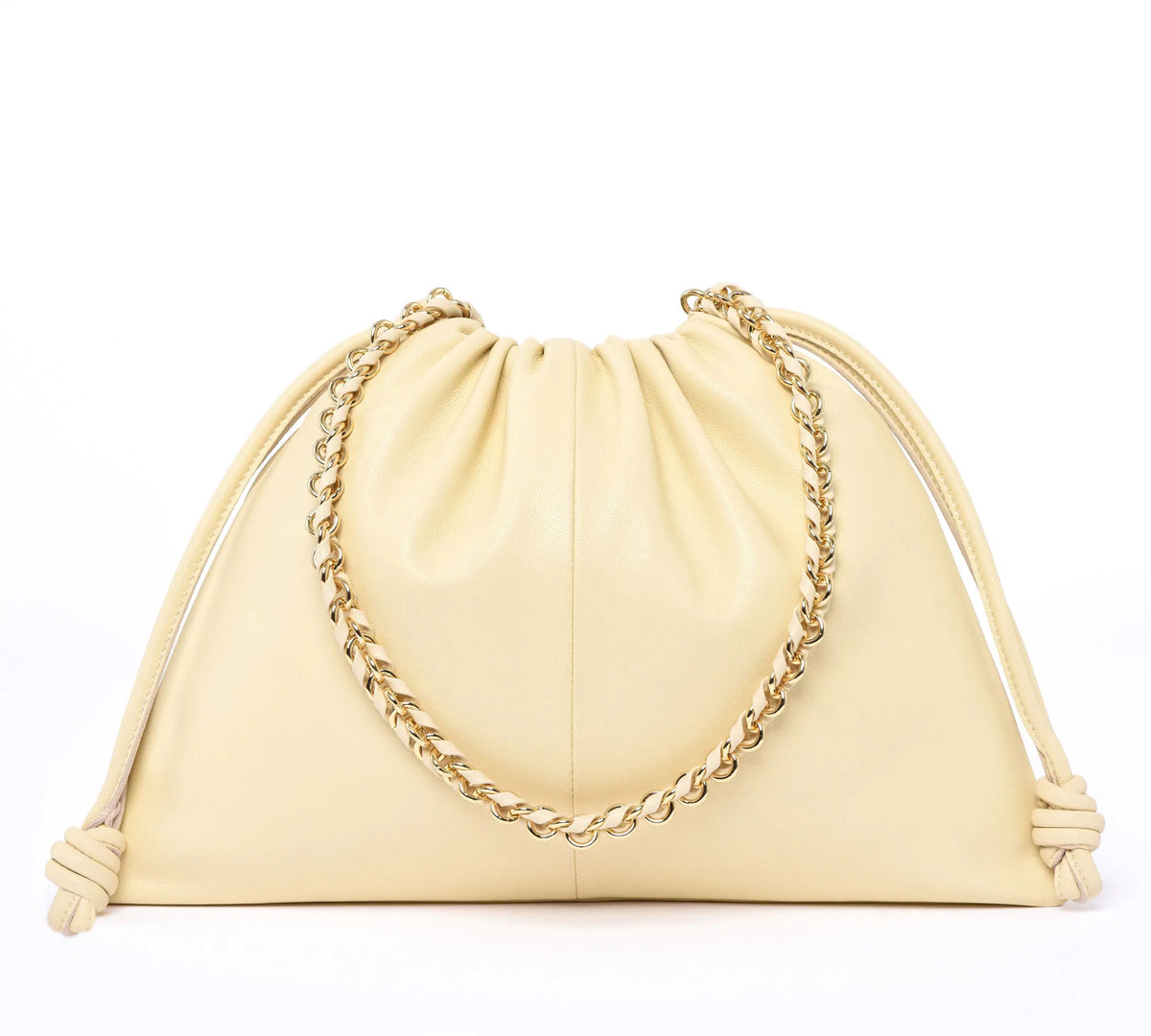 PRE ORDER ❤️ HCC X DUYP - "The Go bag" – Soft Lambskin Shoulder Bag - Cream dressupyourpurse