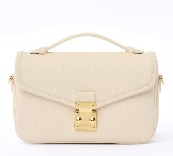 PRE ORDER Buttercream Togo Leather - "Le Petit Paris15" Crossbody bag