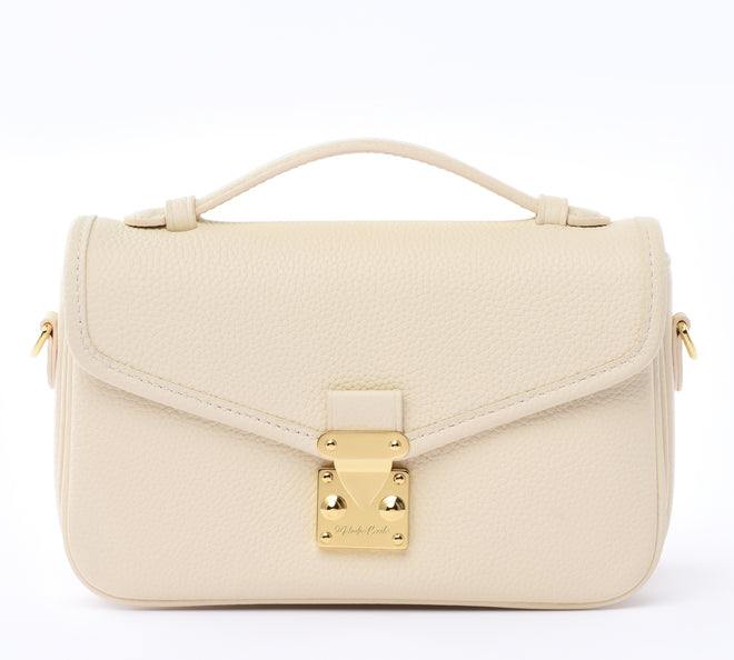 PRE ORDER Buttercream Togo Leather - "Le Petit Paris15" Crossbody bag