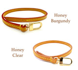 <transcy>Honey Vachetta皮革可调式表带15毫米（勃艮第上光）</transcy>