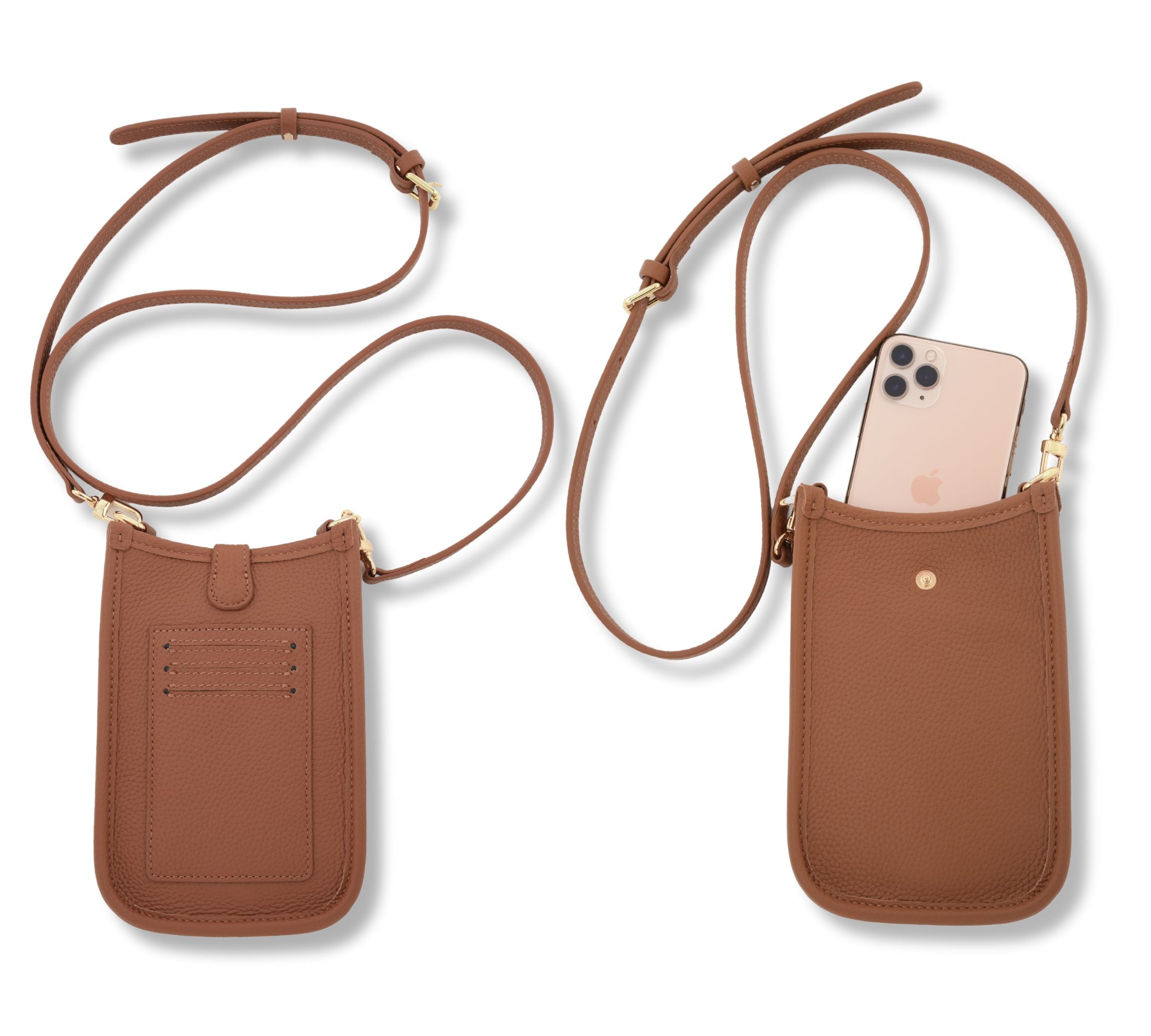 Mini sac à bandoulière en cuir pour téléphone portable Togo - 5 couleurs