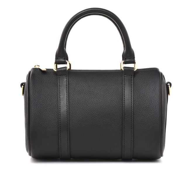 Black Togo and Vachetta Leather - Mini Boston bag – dressupyourpurse