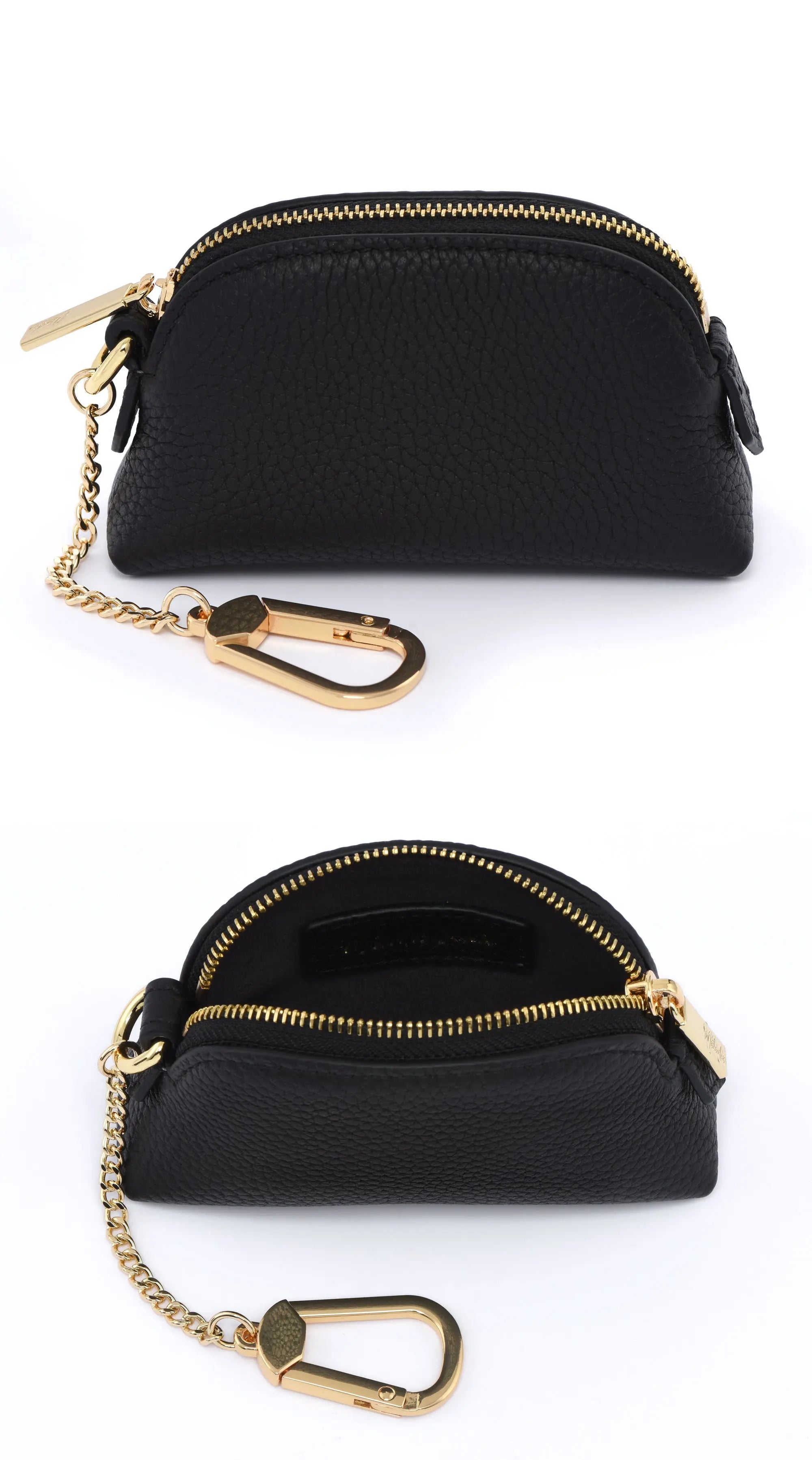 The Lippy Pouch – Mini Cosmetic Case in Togo Leather