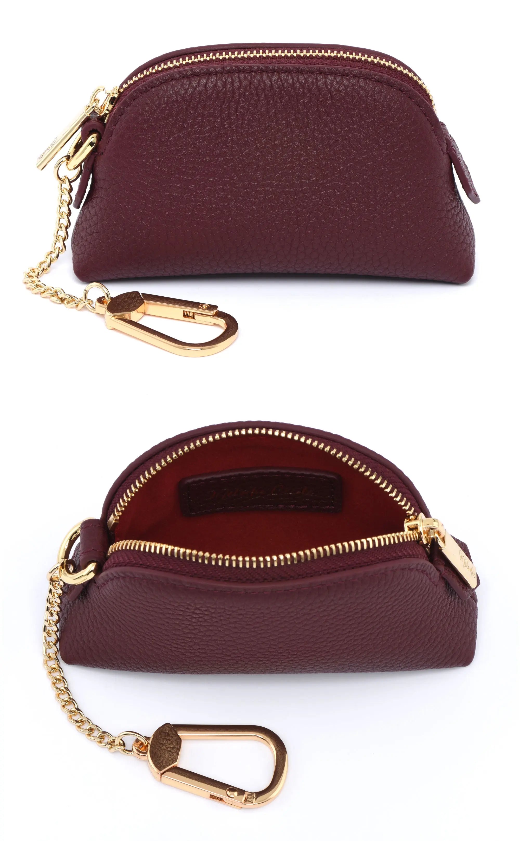 The Lippy Case - Togo Leather Mini Cosmetic Pouch dressupyourpurse