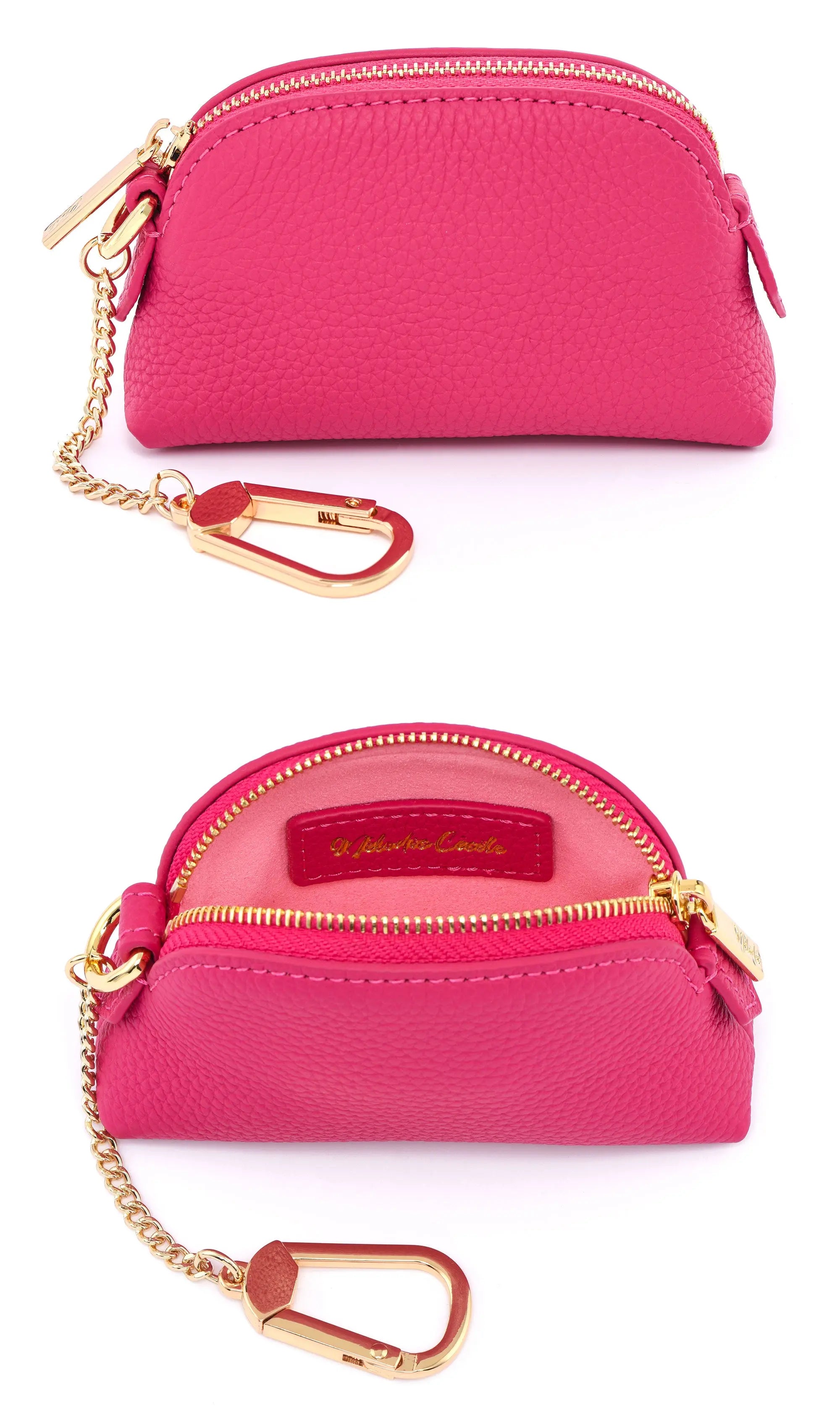 The Lippy Case - Togo Leather Mini Cosmetic Pouch dressupyourpurse