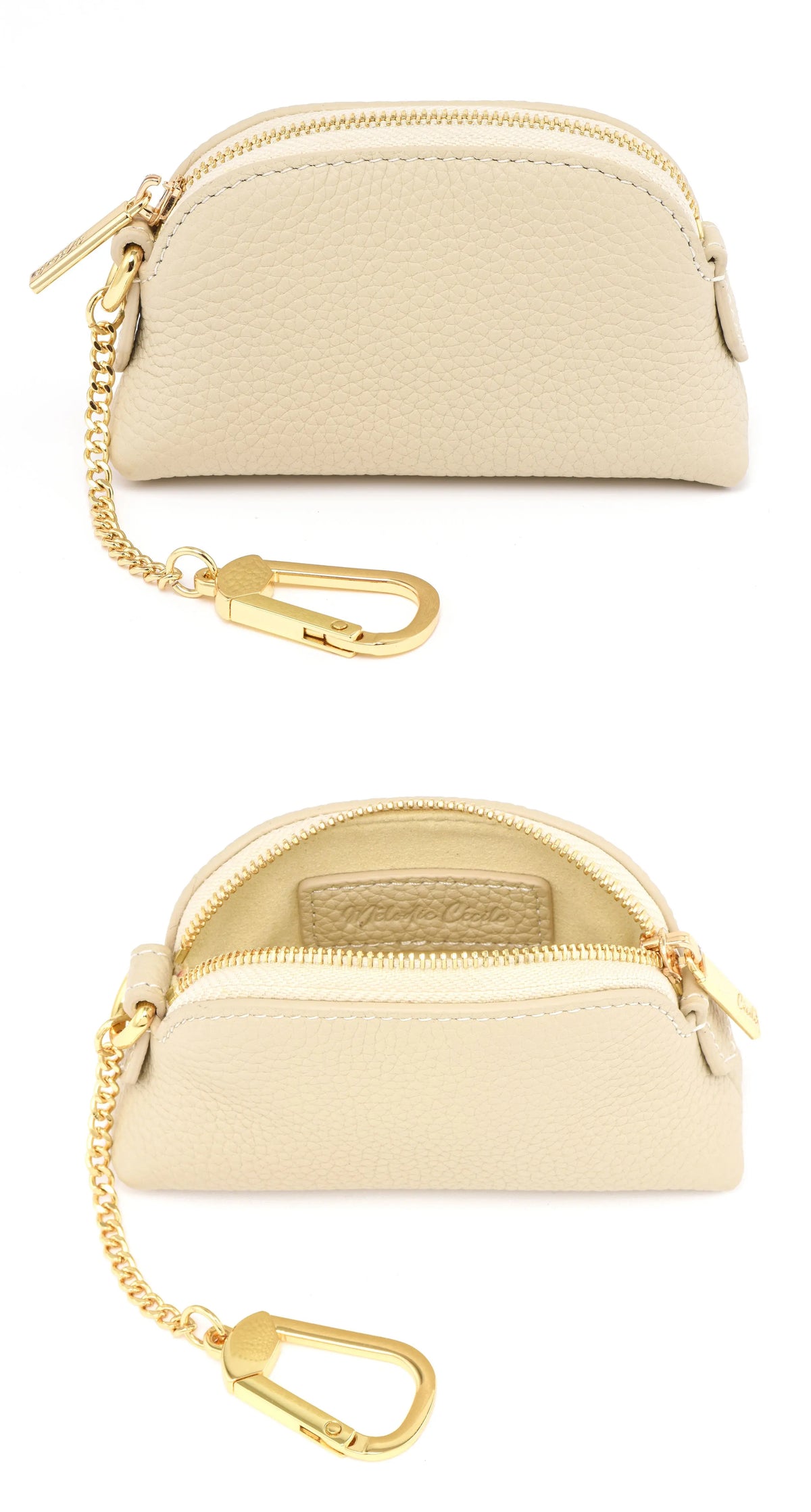 The Lippy Case - Togo Leather Mini Cosmetic Pouch dressupyourpurse