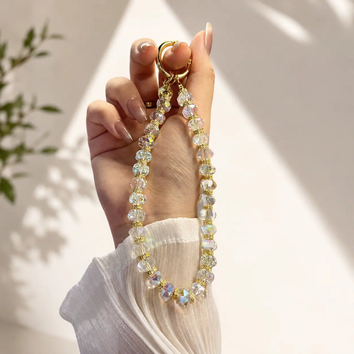 Crystal Charm Wristlet – Glass Beaded Phone Wrist Strap & Bag Charm dressupyourpurse