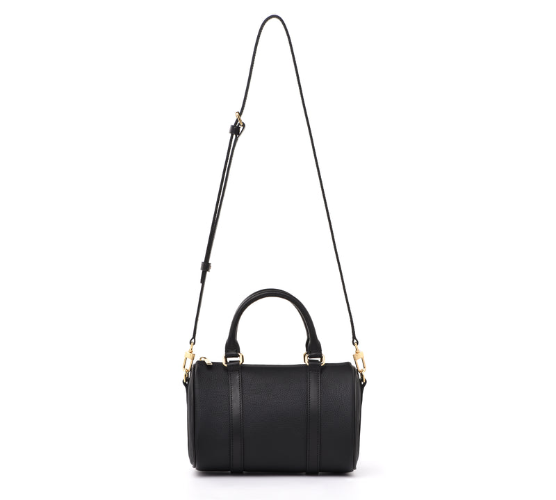 Black Togo and Vachetta Leather - Mini Boston bag – dressupyourpurse