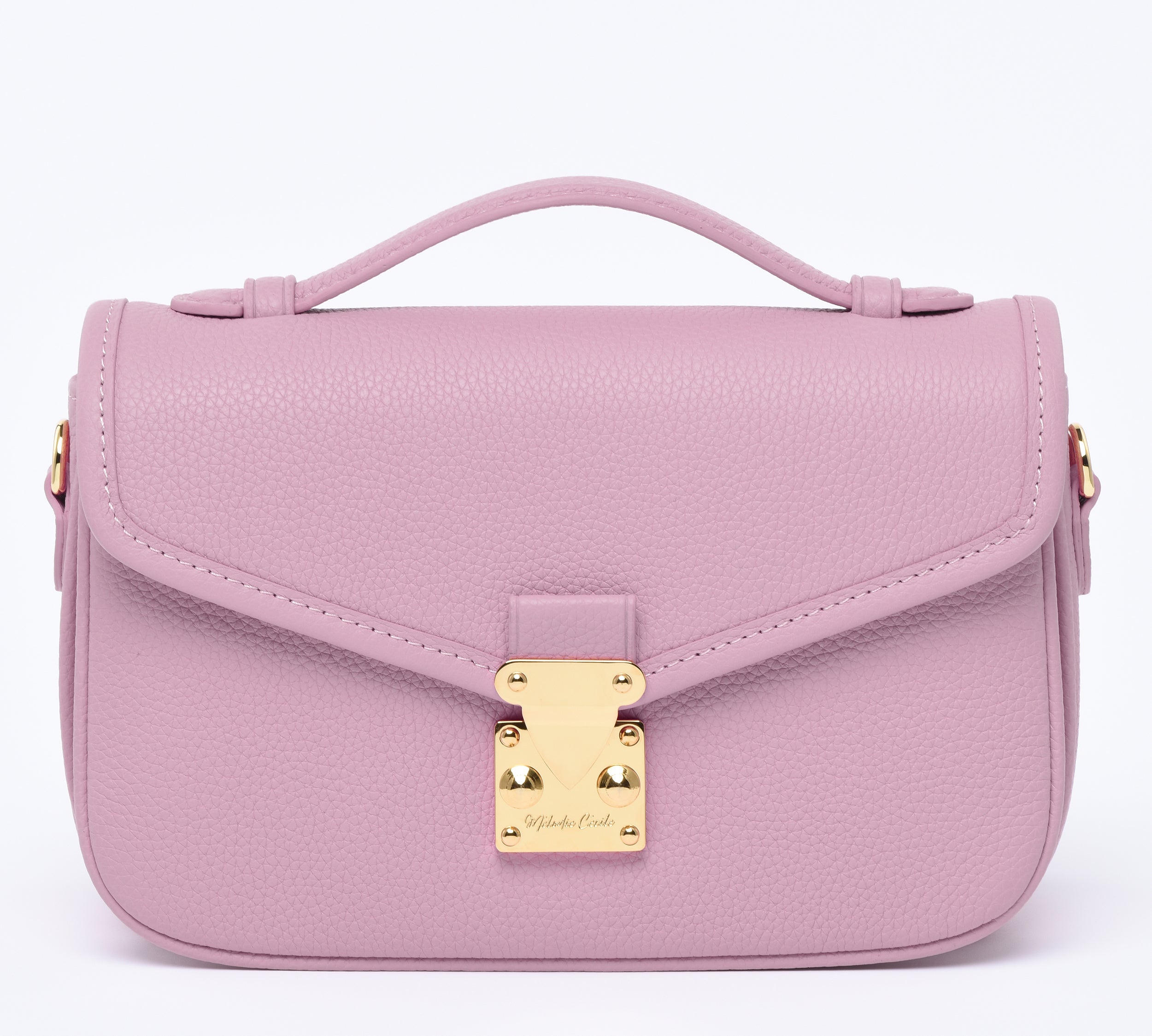 Dusty Pink - "Le Petit Paris15" Crossbody bag - Gold Hardware