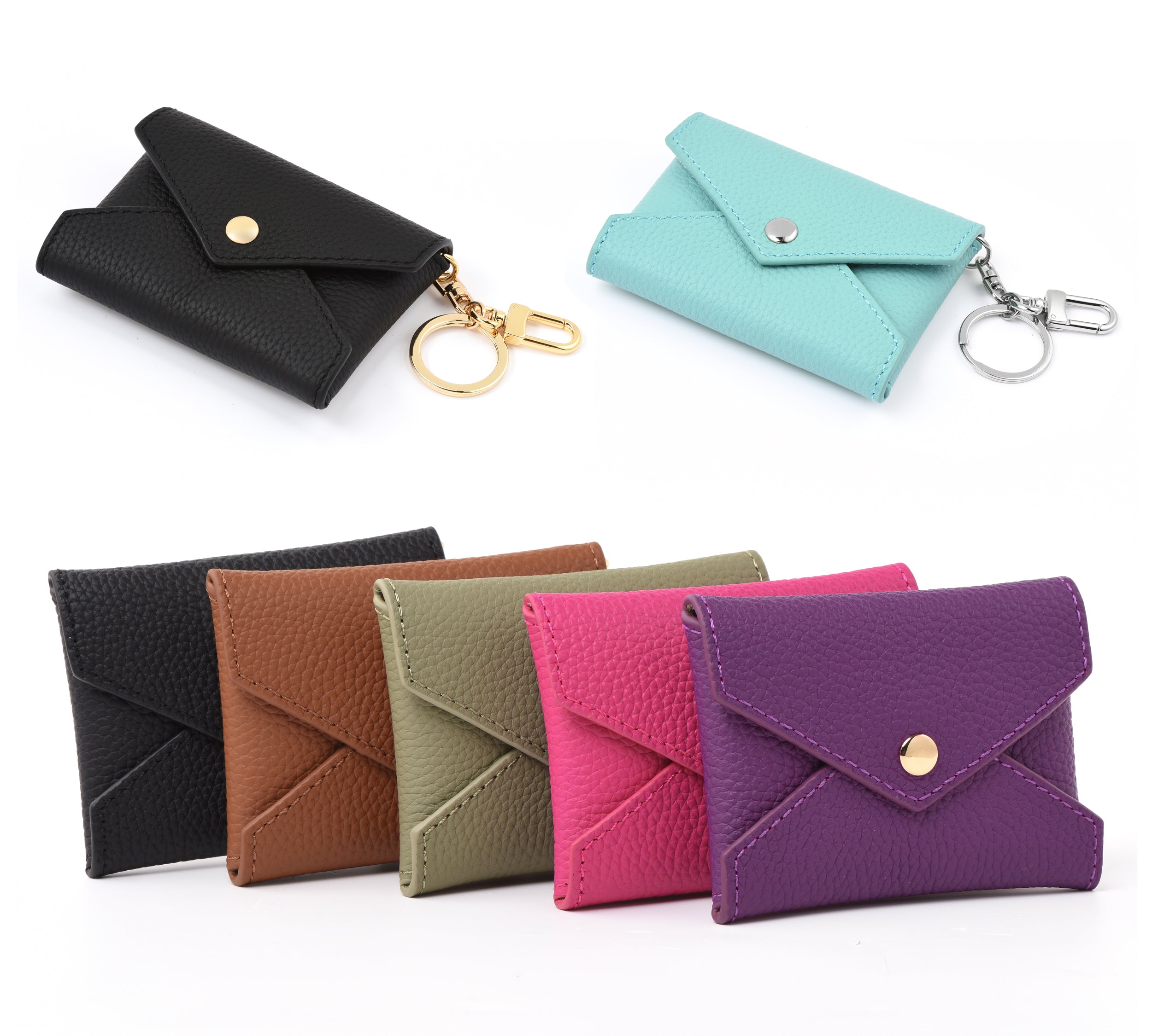 PORTE-CARTES MINI ENVELOPPE EN CUIR TOGO