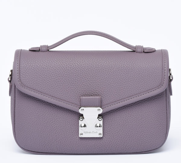 PRE ORDER Lavender - "Le Petit Paris15" Crossbody bag - Silver Hardware