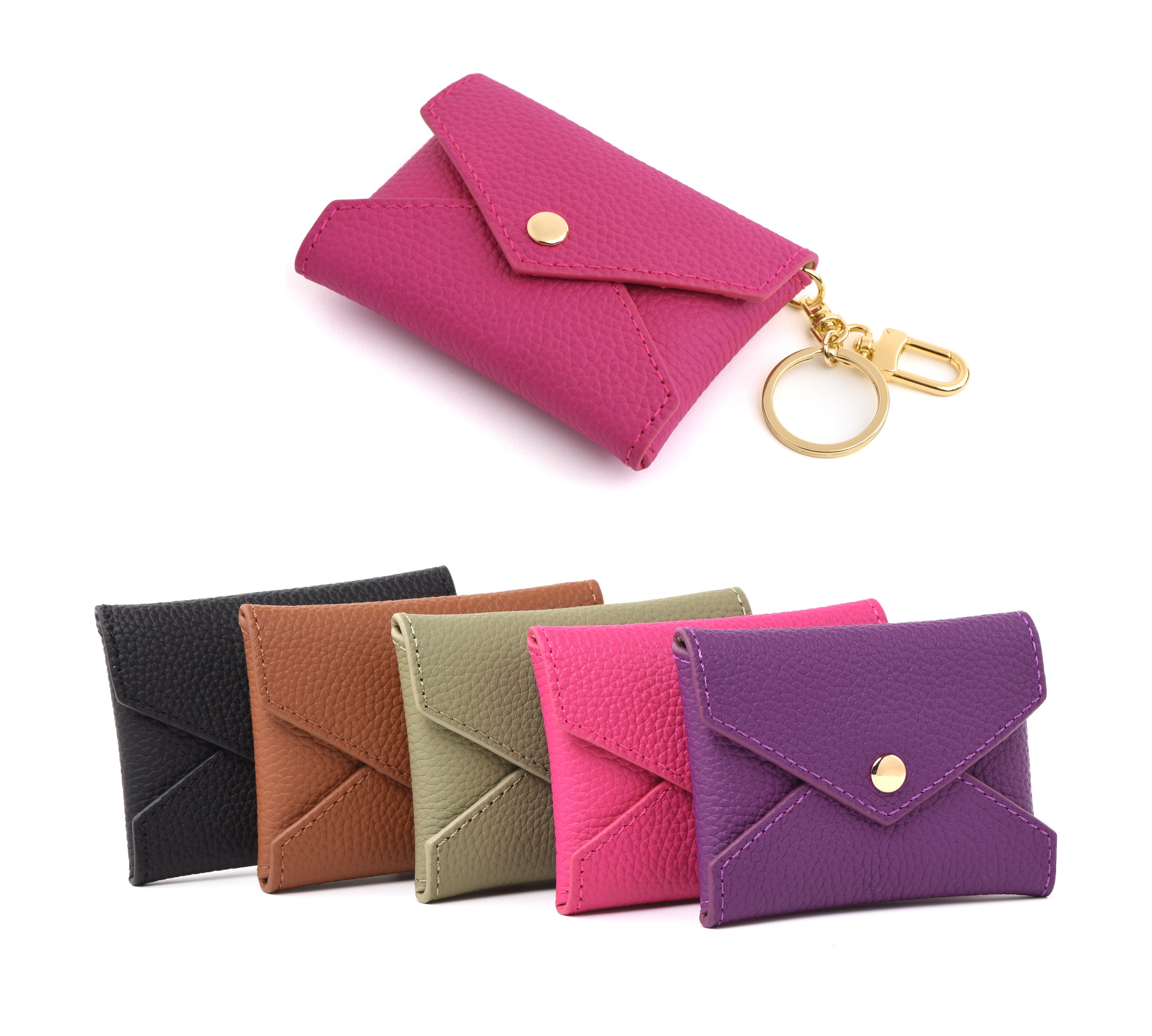 PORTE-CARTES MINI ENVELOPPE EN CUIR TOGO