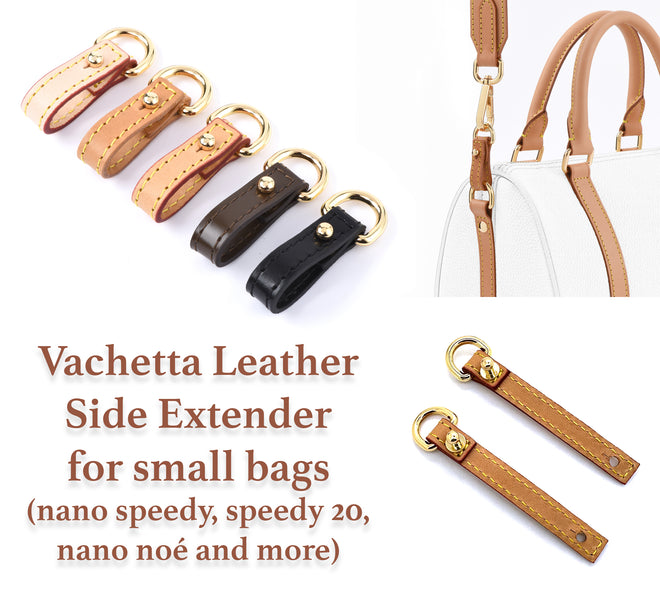 duyp Vachetta Short Leather Strap for Pochette Accessoires mini