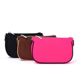 The "URBAN POCHETTE" Nylon and leather Pouch - 3 colors