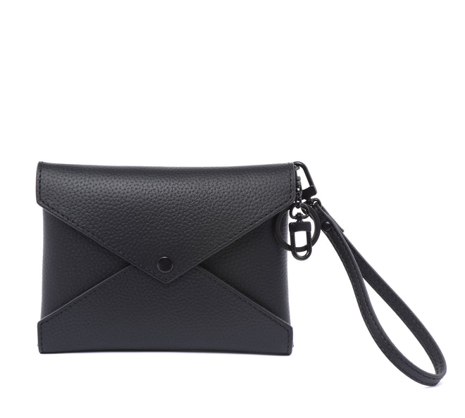 NOIR ABSOLU - Medium Size Envelope - Passport holder Clutch