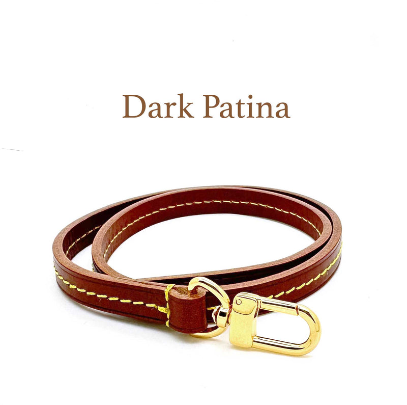 Ultra Thin 40cm Leather Short Strap replacement for Pochette