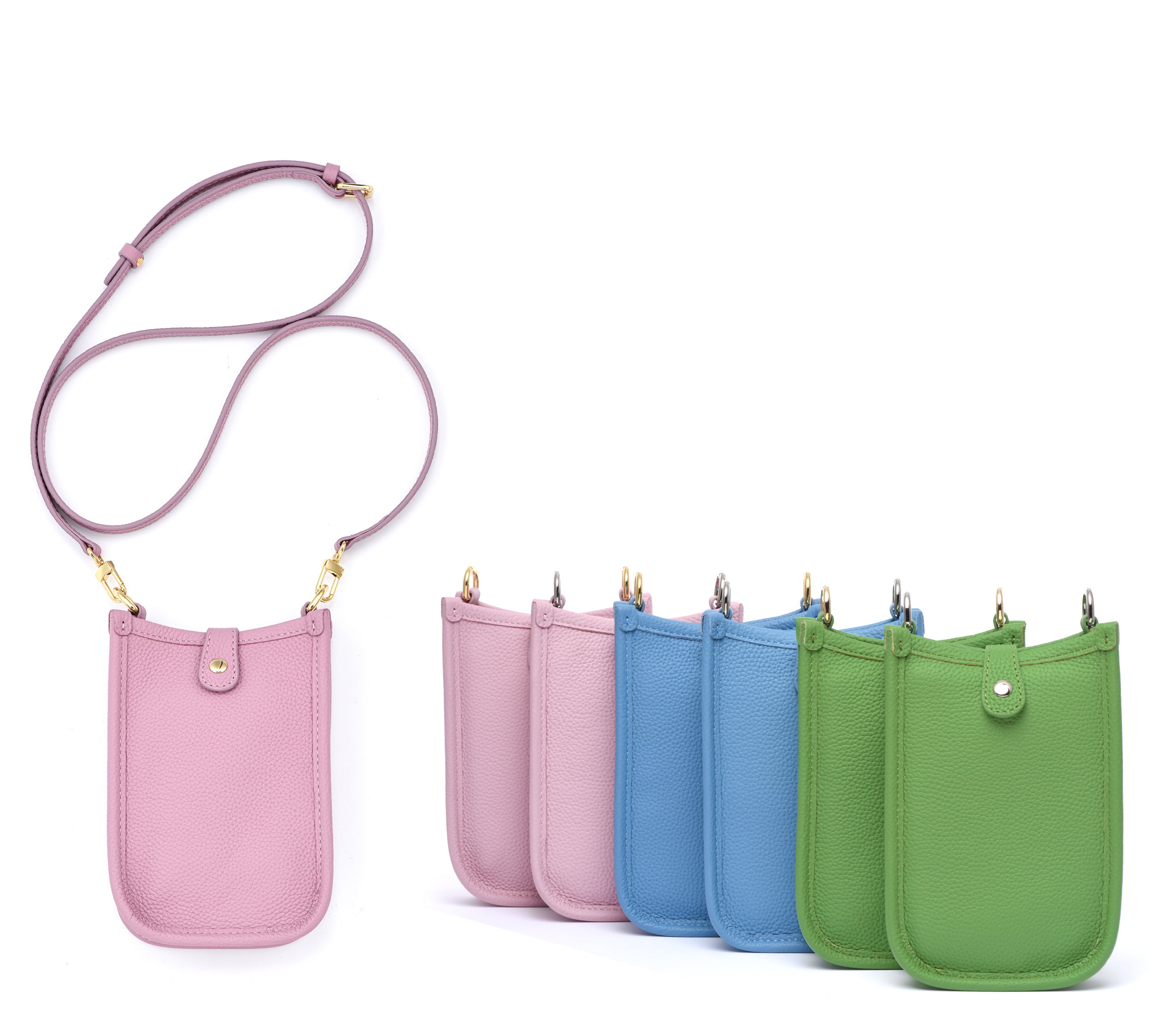 Togo Leather Cell Phone Mini Crossbody bag -  SUMMER COLLECTION