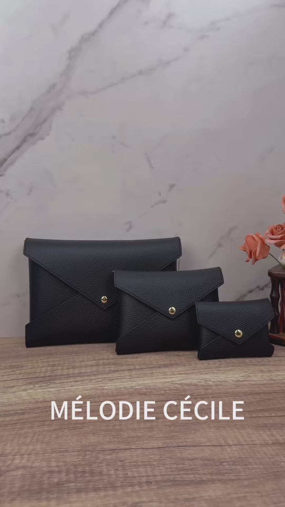 Envelope Clutch - Lambskin Leather Purse