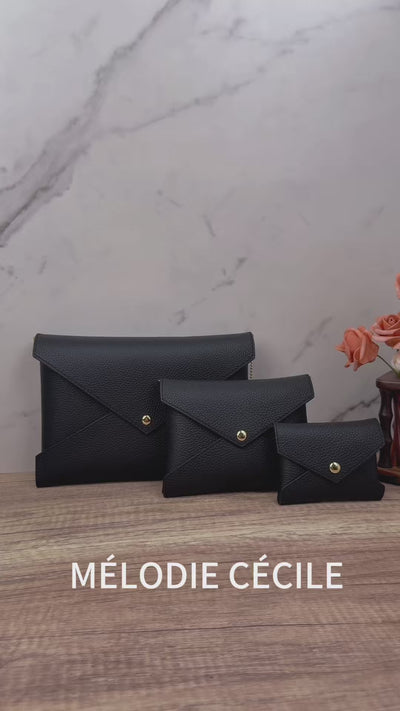 Envelope Clutch - Lambskin Leather Purse