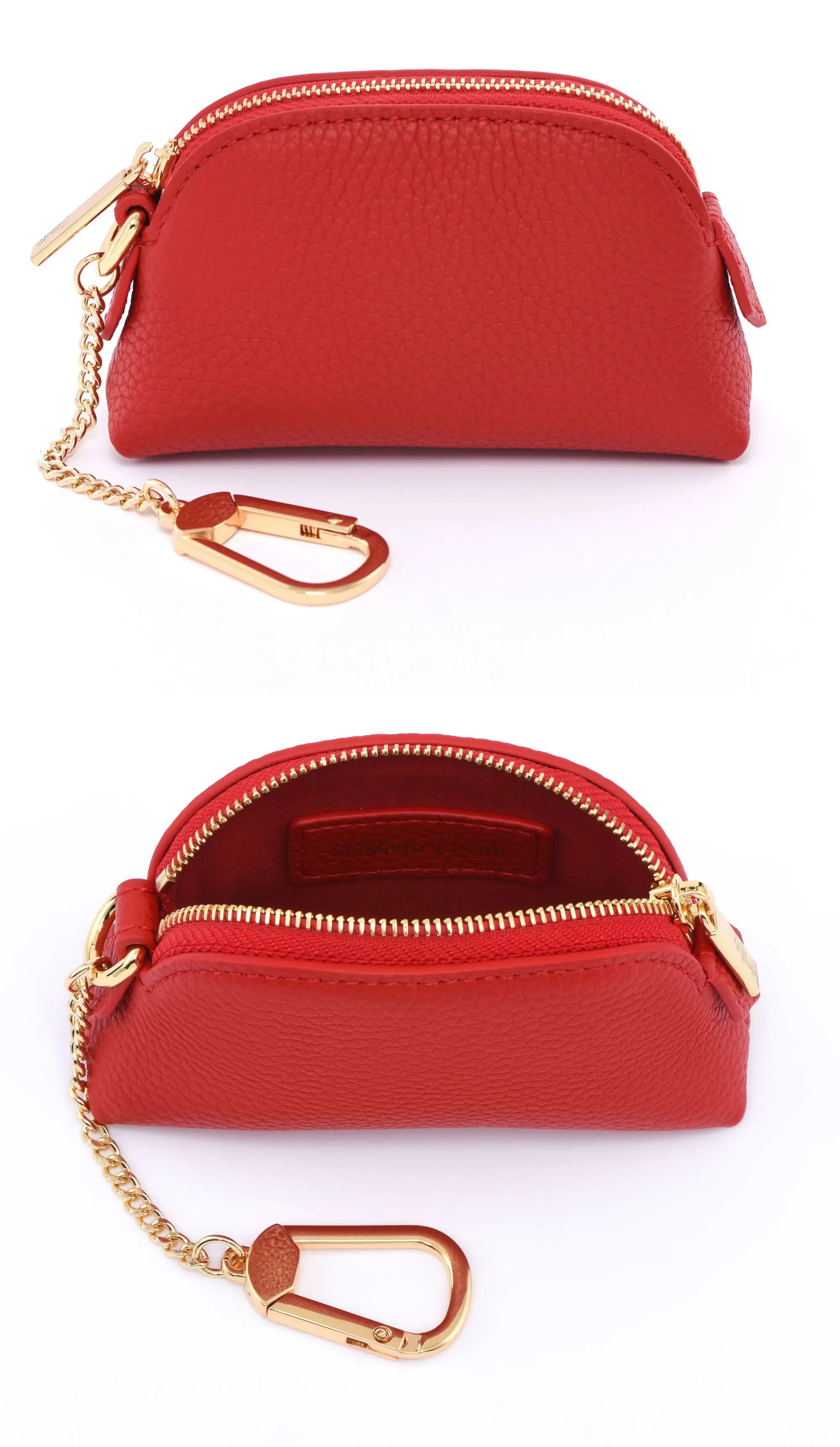 The Lippy Pouch – Mini Cosmetic Case in Togo Leather