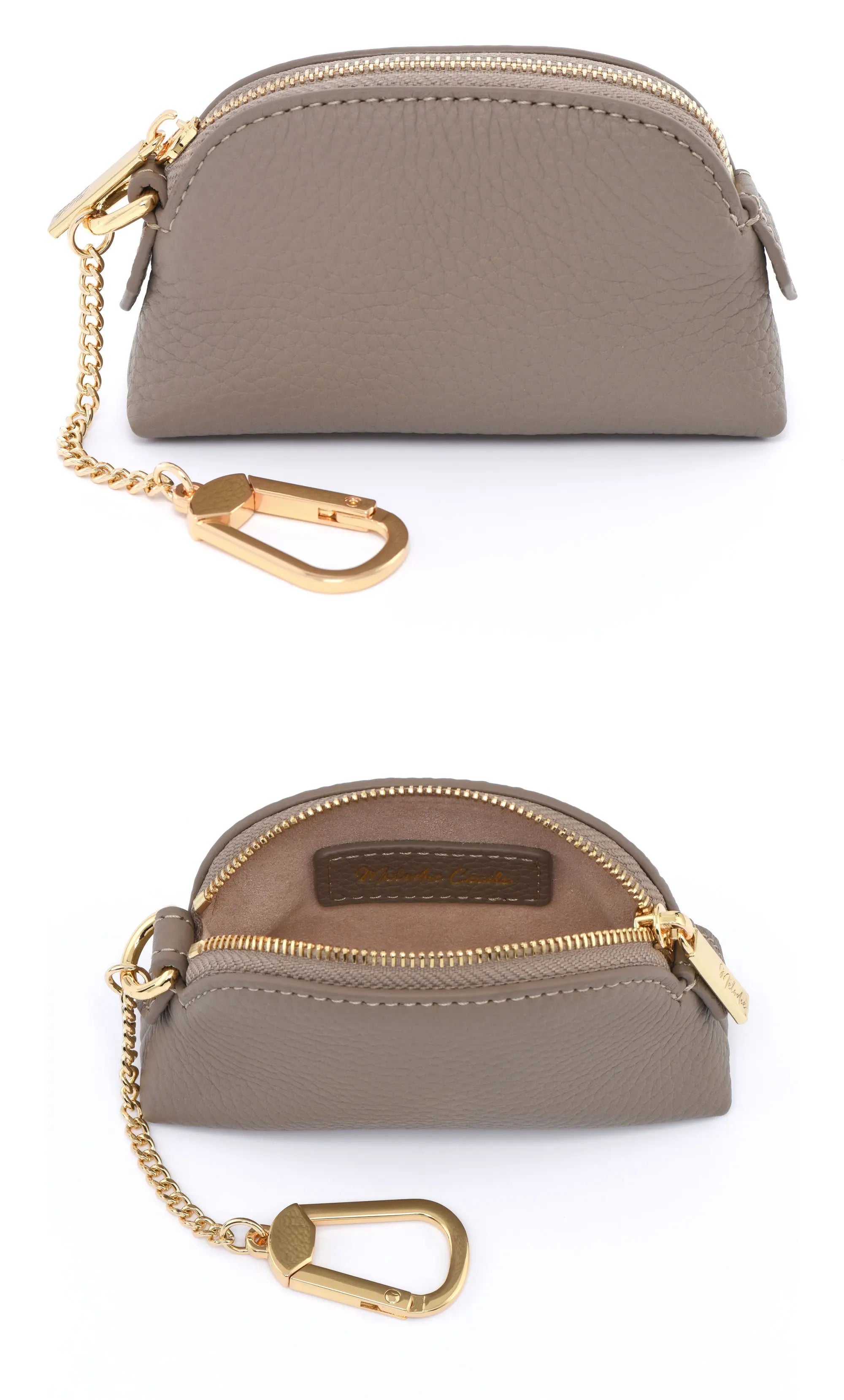 The Lippy Case - Togo Leather Mini Cosmetic Pouch dressupyourpurse