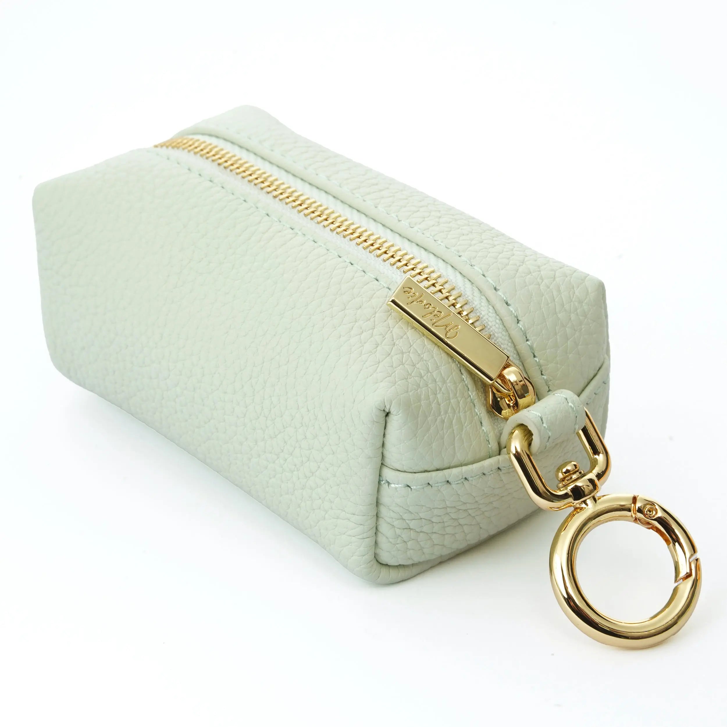 The Key Cube - Togo Leather Versatile Pouch with hook dressupyourpurse