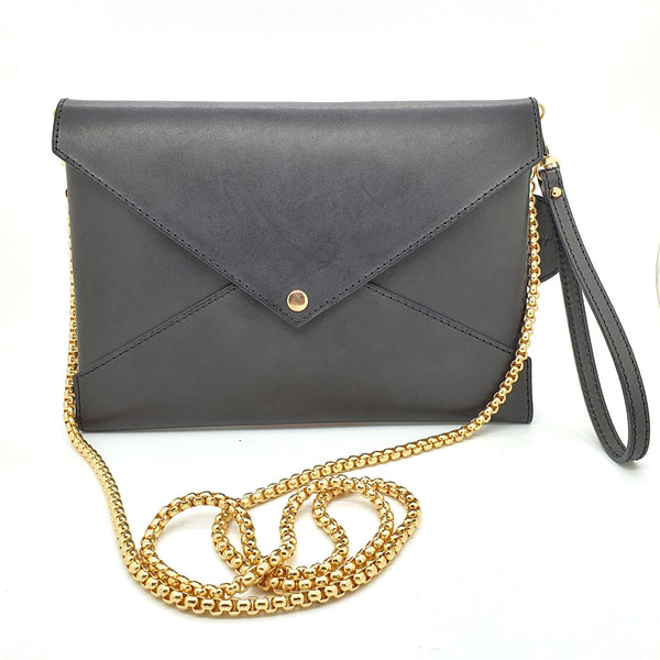 Gold Metal Crossbody Rolo Chain from 120 cm