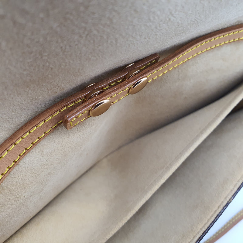 Vachetta Leather Strap for Louis Vuitton Keepall - Honey Patina – Timeless  Vintage Company
