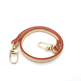 <transcy>Vachetta et bracelet court en cuir véritable 7 mm x 40 cm</transcy>