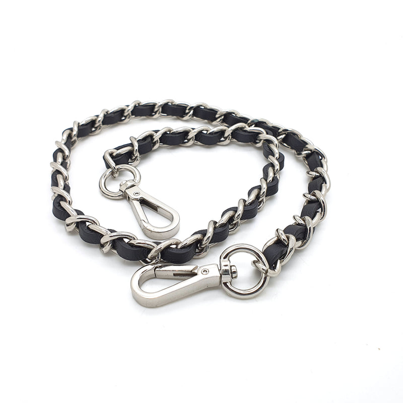 Leather and Metal Clip Chain 60-120cm