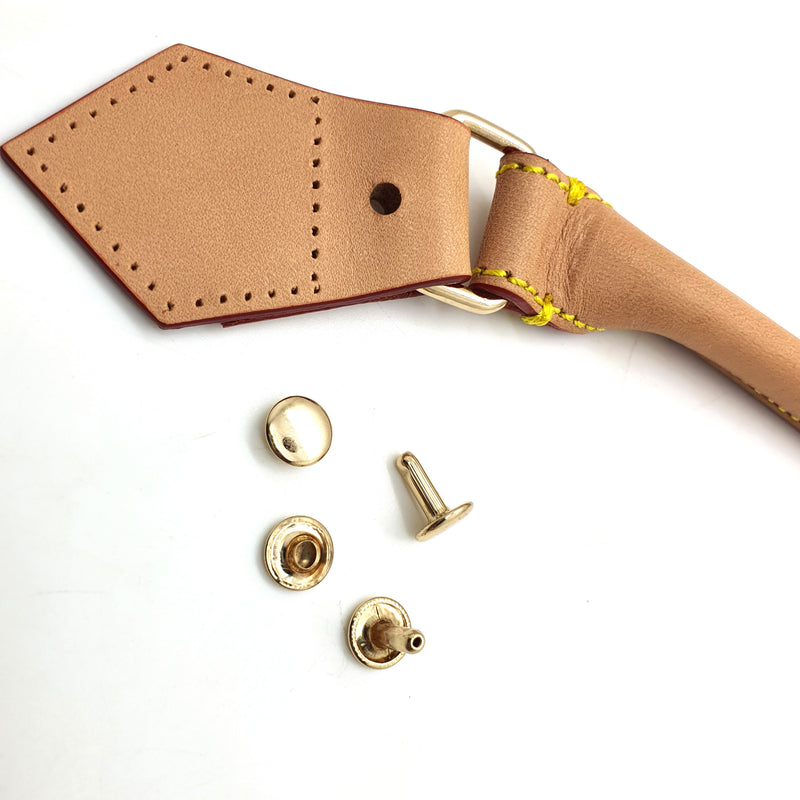 Honey Vachetta Zipper Pull Replacement for Speedy Nano 25 30 35 40