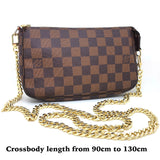 OUTLET Flat Curb Crossbody Chain from 50 to 150 cm