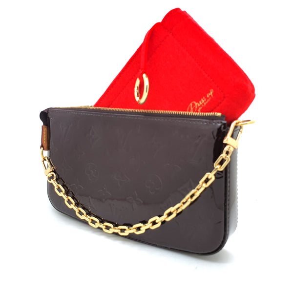 Bag Insert with D Ring for LV Pochette Accessoires