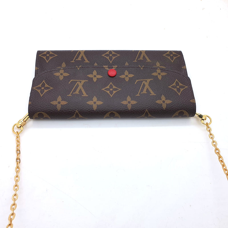Buy purse conversion kit josephine ror lv wallet Sarah bag Emilie Wallet,  chain accessories, inner bag, shoulder strap 3015-Pink at