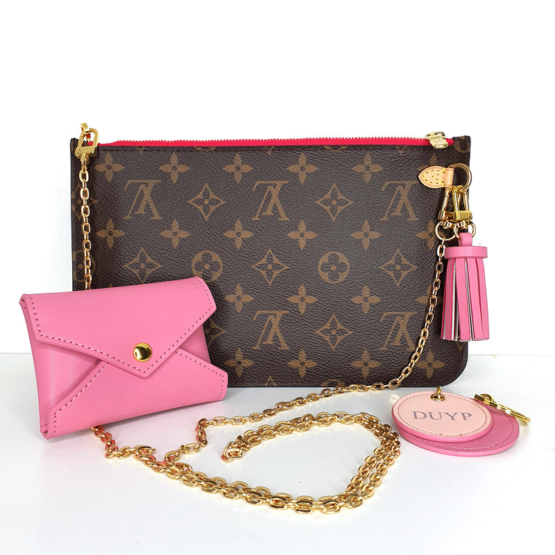 How to Convert Your Louis Vuitton Neverfull Pouch into a Crossbody