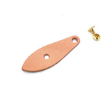 Remplacement de la languette en cuir Honey Vachetta Zipper Pull pour mini Speedy