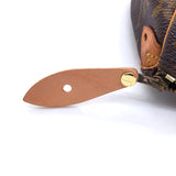 Remplacement de la languette en cuir Honey Vachetta Zipper Pull pour mini Speedy