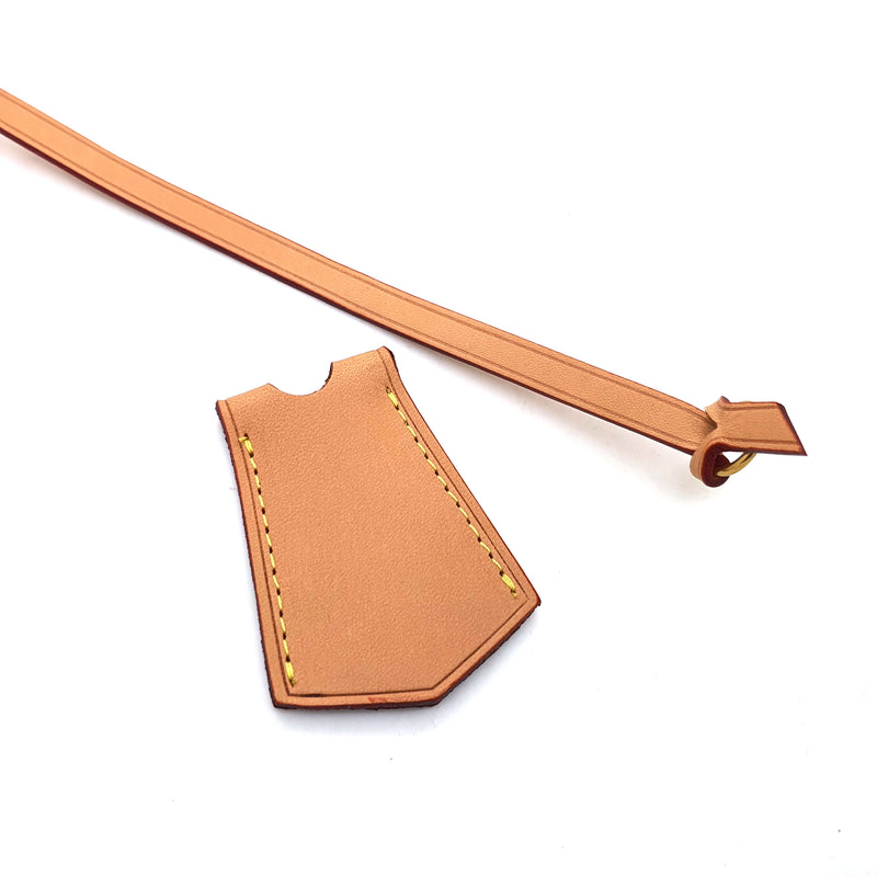 Mcraft Personalized Vachetta Leather Key Bell Clochette Purse Bag Charm