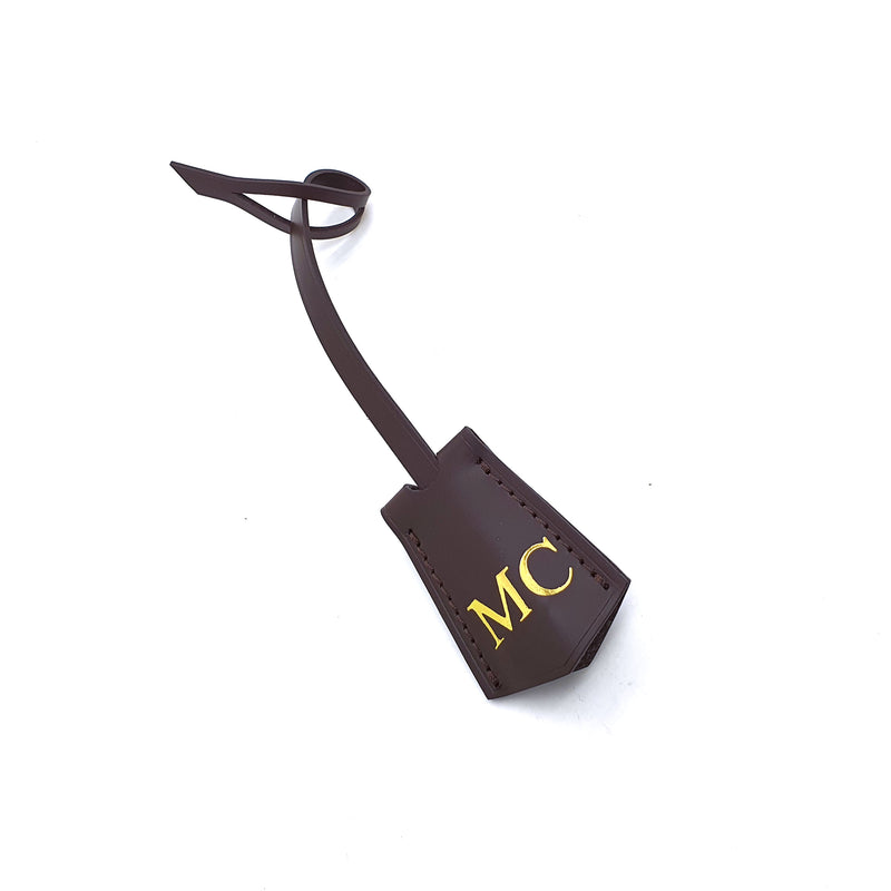 Vachetta Leather and Brown Key Bell Clochette Hot Stamp 