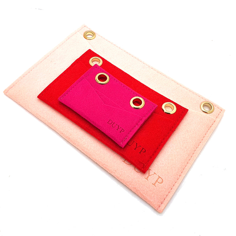 WADORN Crossbody Purse Conversion Kit for LV Kirigami Pochette, Felt  Handbag Insert Liner Shaper Detachable Large Pouch Wallet Insert Liner with  Grommets for Clutch Envelope Bag, 8.7x6.2 Inch, Black - Yahoo Shopping