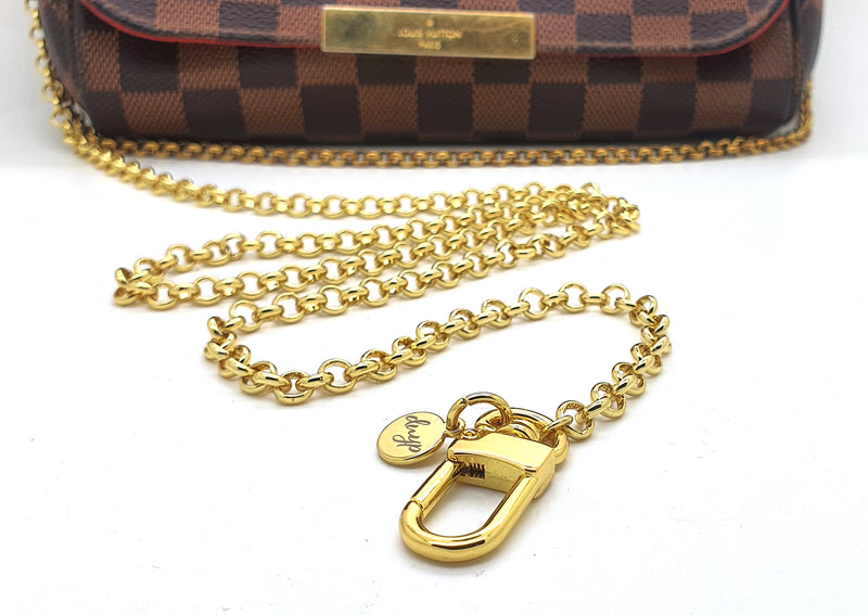 Gold Metal Crossbody Oval Chain from 90 to 140 cm – dressupyourpurse